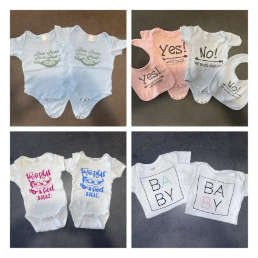 Boy/Girl Twin Onesies